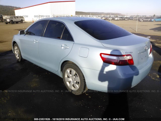 4T1BE46K69U913809 - 2009 TOYOTA CAMRY SE/LE/XLE Light Blue photo 3