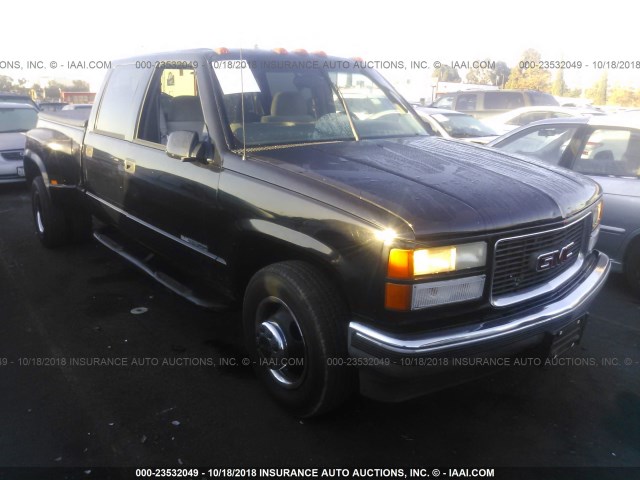 1GTHC33J0YF412153 - 2000 GMC SIERRA C3500 BLACK photo 1