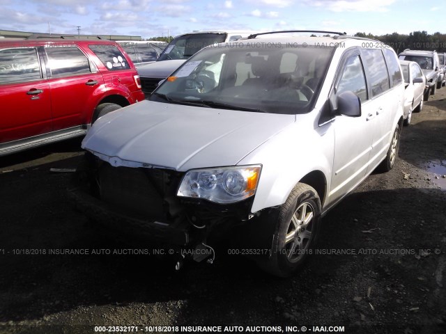 2A8HR54P28R728670 - 2008 CHRYSLER TOWN & COUNTRY TOURING SILVER photo 2