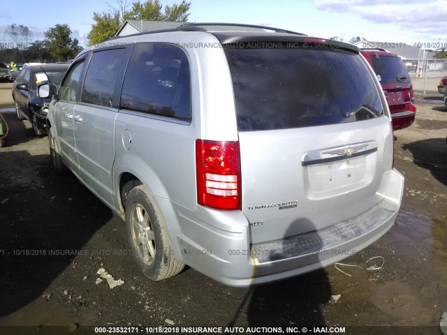 2A8HR54P28R728670 - 2008 CHRYSLER TOWN & COUNTRY TOURING SILVER photo 3