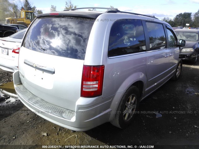 2A8HR54P28R728670 - 2008 CHRYSLER TOWN & COUNTRY TOURING SILVER photo 4