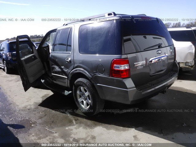 1FMJU1G52AEB57044 - 2010 FORD EXPEDITION XLT GRAY photo 3