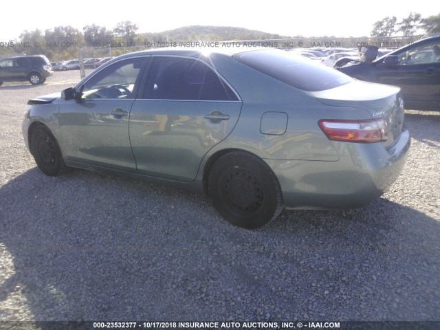 JTNBE46K973083863 - 2007 TOYOTA CAMRY NEW GENERAT CE/LE/XLE/SE GREEN photo 3