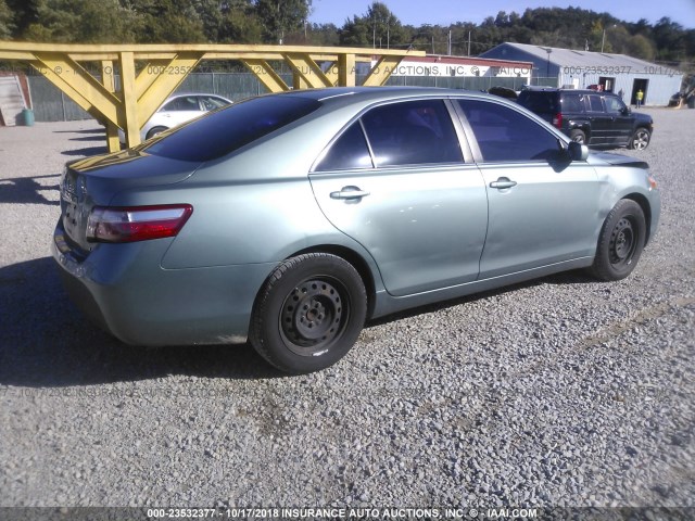JTNBE46K973083863 - 2007 TOYOTA CAMRY NEW GENERAT CE/LE/XLE/SE GREEN photo 4