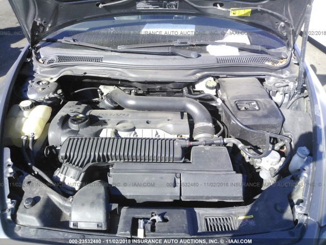 YV1MW682772293428 - 2007 VOLVO V50 T5 GRAY photo 10