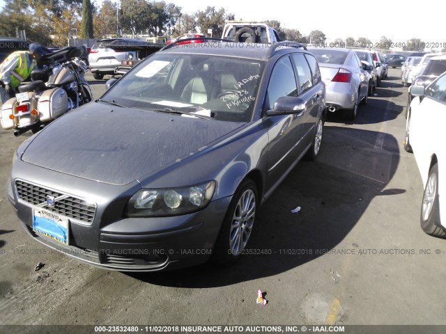 YV1MW682772293428 - 2007 VOLVO V50 T5 GRAY photo 2