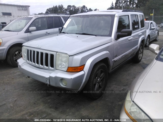 1J8HH48N16C276867 - 2006 JEEP COMMANDER ვერცხლისფერი ფოტო 2
