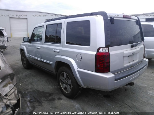 1J8HH48N16C276867 - 2006 JEEP COMMANDER ვერცხლისფერი ფოტო 3