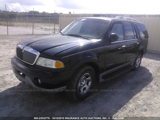 5LMEU27R11LJ17170 - 2001 LINCOLN NAVIGATOR Czarny zdjęcie 2