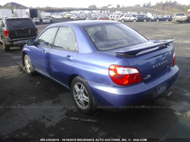 JF1GD675X4H500090 - 2004 SUBARU IMPREZA RS BLUE photo 3