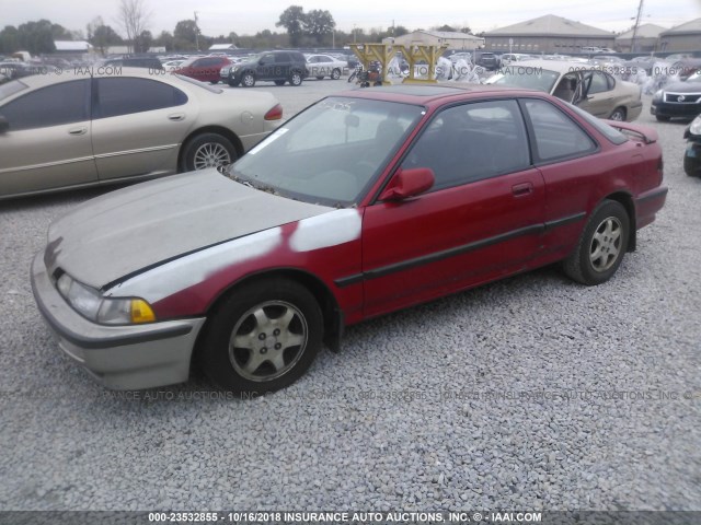 JH4DA9466NS034729 - 1992 ACURA INTEGRA GS RED photo 2