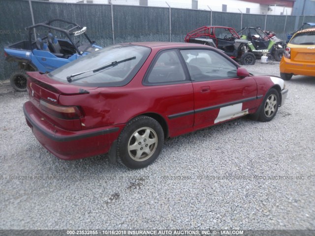 JH4DA9466NS034729 - 1992 ACURA INTEGRA GS RED photo 4