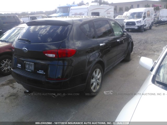 4S4WX85C564409082 - 2006 SUBARU B9 TRIBECA 3.0 H6/3.0 H6 LIMITED BLACK photo 4