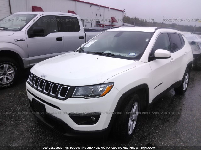 3C4NJDBB4JT161125 - 2018 JEEP COMPASS LATITUDE 白色 照片 2