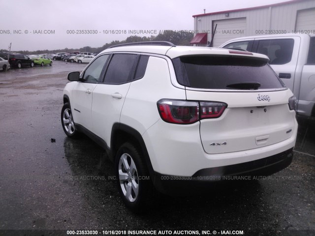 3C4NJDBB4JT161125 - 2018 JEEP COMPASS LATITUDE 白色 照片 3