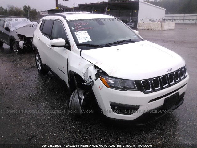 3C4NJDBB4JT161125 - 2018 JEEP COMPASS LATITUDE 白色 照片 6