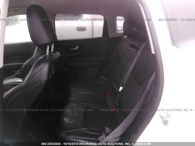 3C4NJDBB4JT161125 - 2018 JEEP COMPASS LATITUDE 白色 照片 8