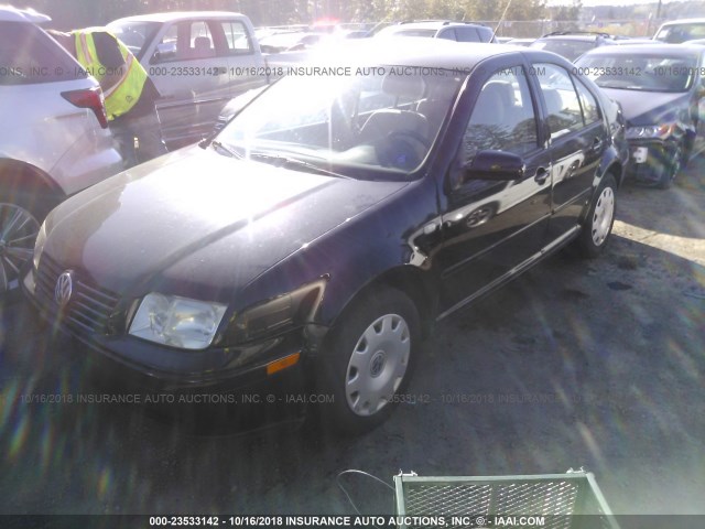 3VWRA29M7YM124164 - 2000 VOLKSWAGEN JETTA GL BLACK photo 2