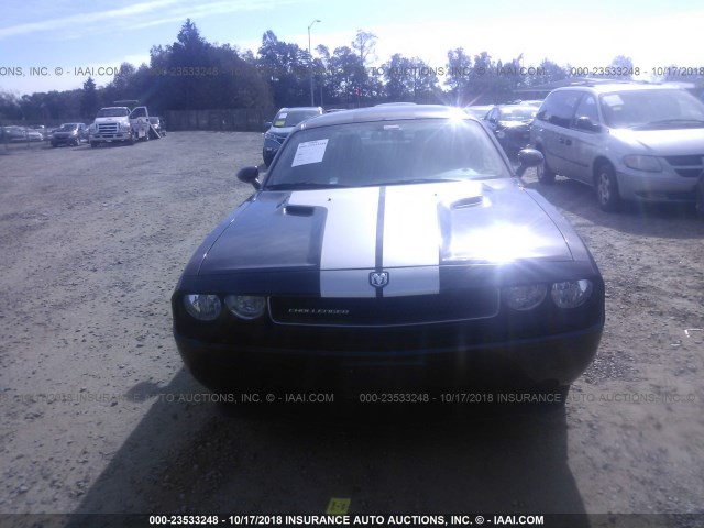 2B3CJ4DV0AH283442 - 2010 DODGE CHALLENGER SE BLACK photo 6