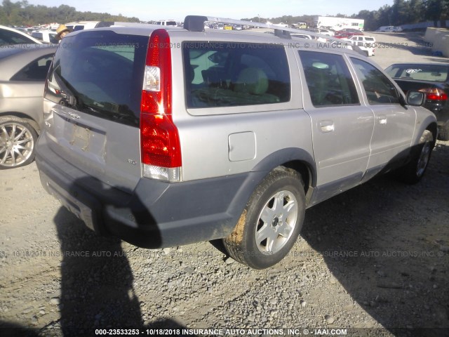 YV4SZ592561219651 - 2006 VOLVO XC70 SILVER photo 4