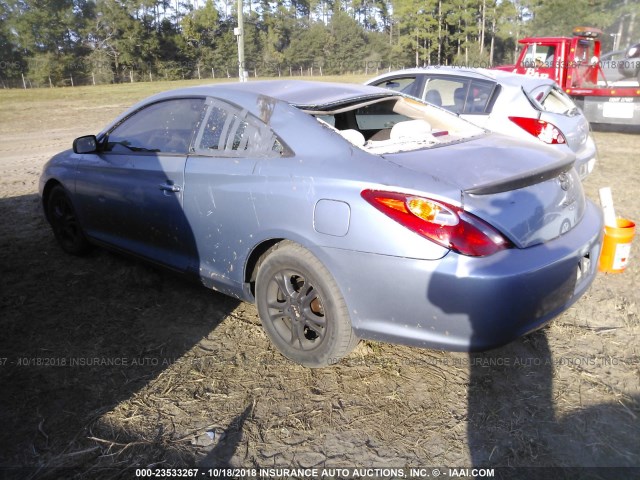4T1CE38P36U697159 - 2006 TOYOTA CAMRY SOLARA SE/SLE ლურჯი ფოტო 3