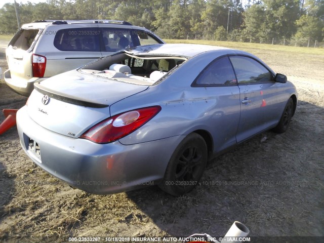 4T1CE38P36U697159 - 2006 TOYOTA CAMRY SOLARA SE/SLE ლურჯი ფოტო 4