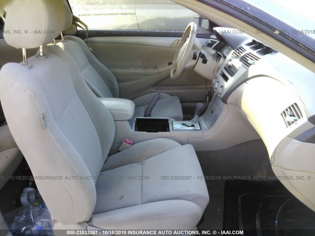 4T1CE38P36U697159 - 2006 TOYOTA CAMRY SOLARA SE/SLE ლურჯი ფოტო 5