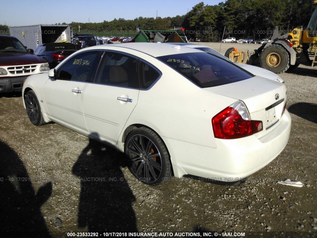 JNKAY01F96M258727 - 2006 INFINITI M35 SPORT WHITE photo 3