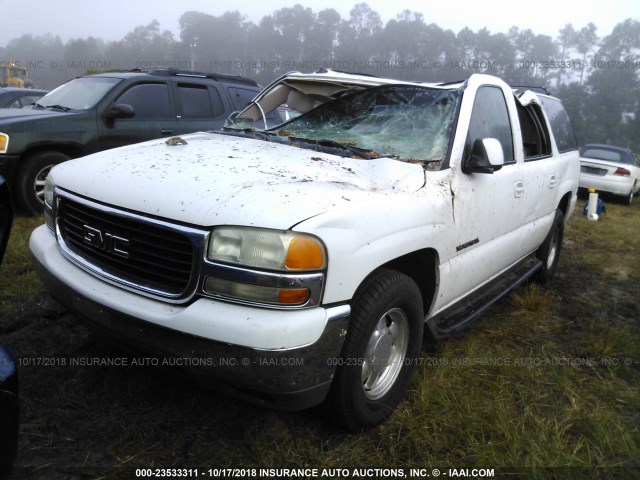 3GKEC16Z23G167537 - 2003 GMC YUKON XL C1500 WHITE photo 2