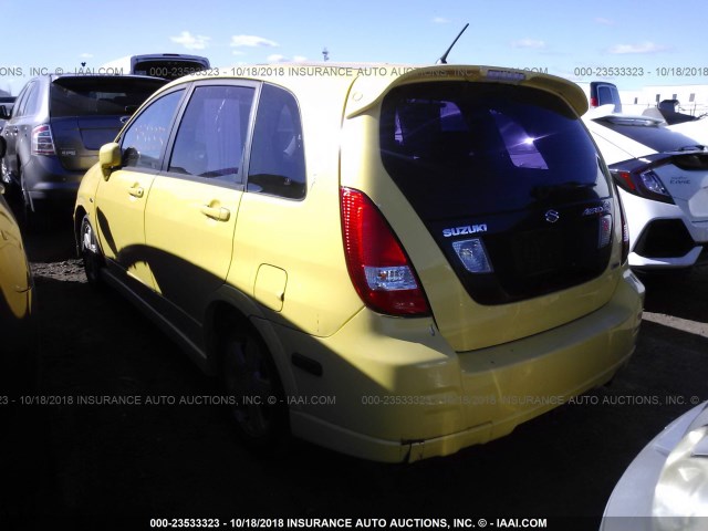 JS2RD41H035201241 - 2003 SUZUKI AERIO SX YELLOW photo 3