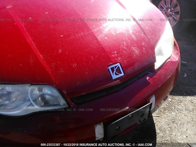 1G8AM12F14Z178916 - 2004 SATURN ION LEVEL 2 红色 照片 6