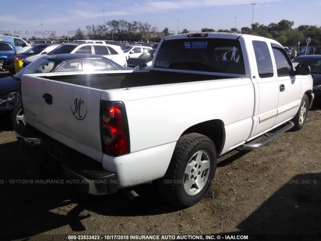 1GCEC19Z17Z173486 - 2007 CHEVROLET SILVERADO C1500 CLASSIC WHITE photo 4