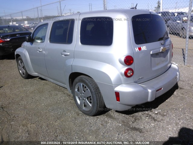 3GNCA13B99S569813 - 2009 CHEVROLET HHR LS Gümüş foto 3