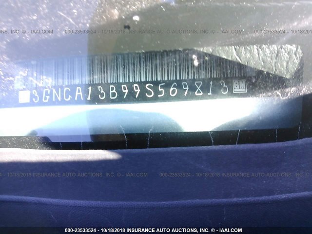 3GNCA13B99S569813 - 2009 CHEVROLET HHR LS Gümüş foto 9