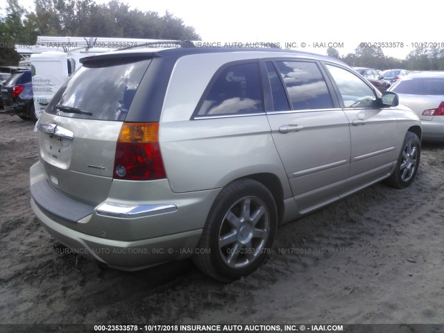 2A8GF78436R638120 - 2006 CHRYSLER PACIFICA LIMITED GOLD photo 4