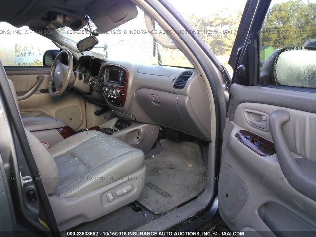 5TDZT38A86S271889 - 2006 TOYOTA SEQUOIA LIMITED GRAY photo 5