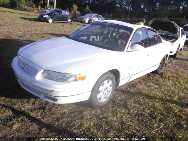 2G4WB52K011289754 - 2001 BUICK REGAL LS WHITE photo 2