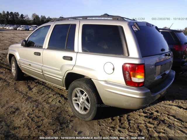 1J4GW48S84C199095 - 2004 JEEP GRAND CHEROKEE LAREDO/COLUMBIA/FREEDOM 金色 照片 3