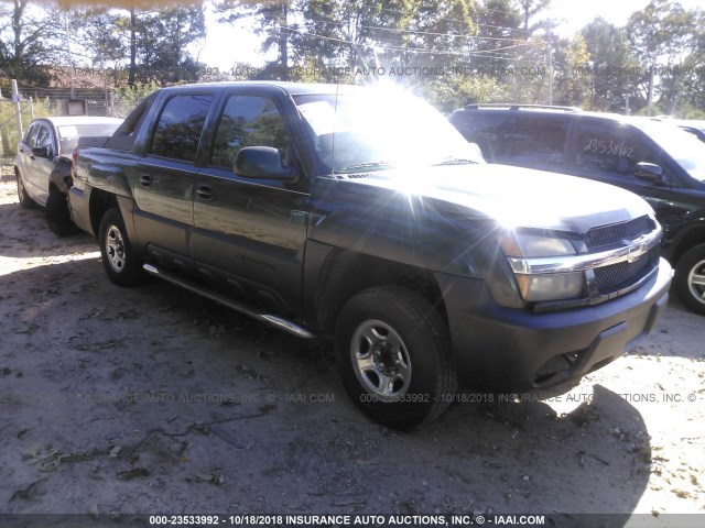 3GNEC13T02G174472 - 2002 CHEVROLET AVALANCHE C1500 GREEN photo 1