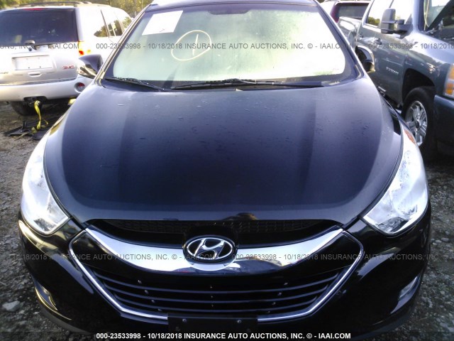 KM8JUCAC6CU465636 - 2012 HYUNDAI TUCSON GLS/LIMITED 黑色 照片 6