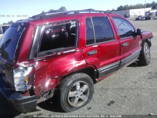 1J4GW48J24C279709 - 2004 JEEP GRAND CHEROKEE LAREDO/COLUMBIA/FREEDOM 红色 照片 6