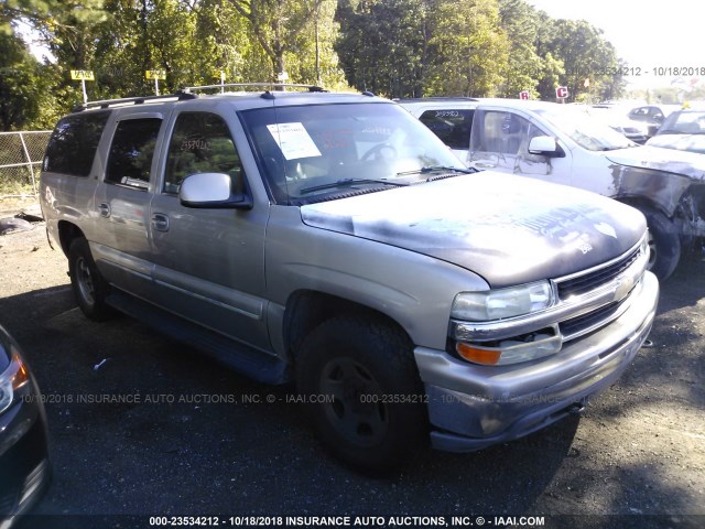 1GNFK16Z63J178243 - 2003 CHEVROLET SUBURBAN K1500 TAN photo 1