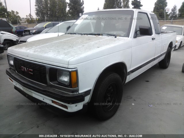 1GTCS19Z7M2559246 - 1991 GMC SONOMA WHITE photo 2