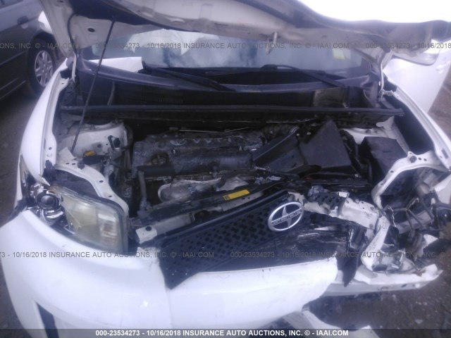 JTLKE50E391063396 - 2009 TOYOTA SCION XB Ақ фото 10