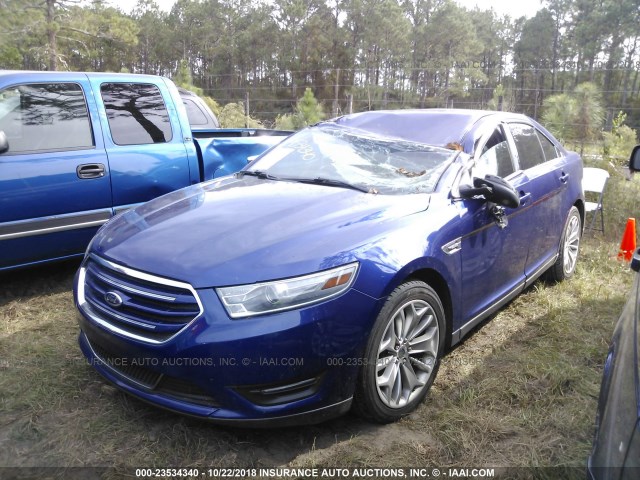 1FAHP2F87DG232234 - 2013 FORD TAURUS LIMITED BLUE photo 6