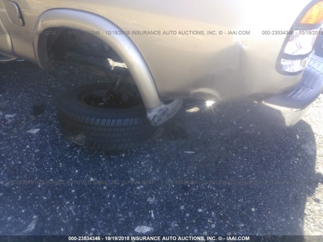 5TBBT44123S368944 - 2003 TOYOTA TUNDRA ACCESS CAB SR5 BEIGE photo 6