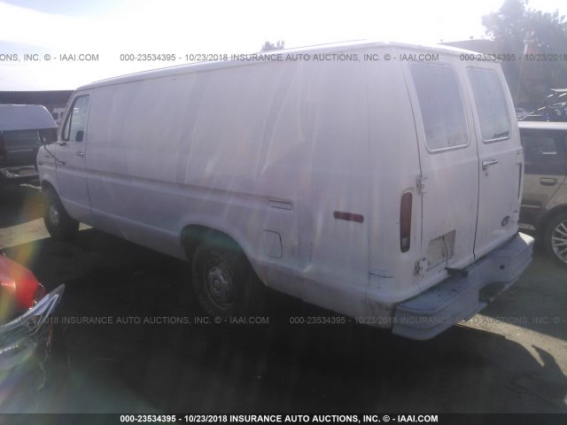 1FTES14Y3GHA56709 - 1986 FORD ECONOLINE S150 SUPER DUTY VAN WHITE photo 3