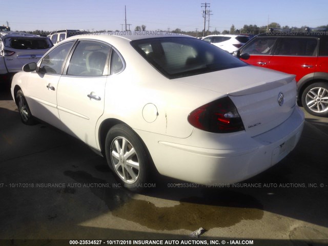 2G4WC532551295079 - 2005 BUICK LACROSSE CX WHITE photo 3