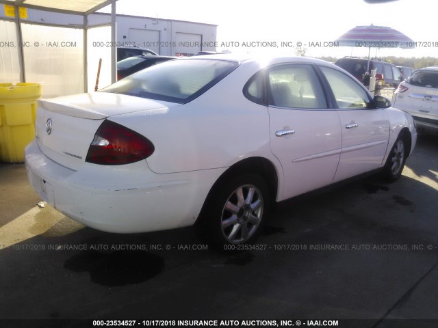 2G4WC532551295079 - 2005 BUICK LACROSSE CX WHITE photo 4