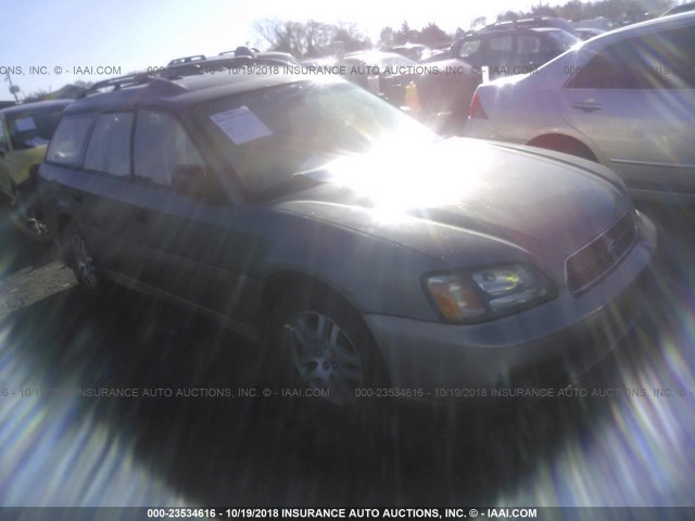 4S3BH675X37634157 - 2003 SUBARU LEGACY OUTBACK AWP 绿色 照片 1